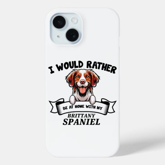 Coques Case-Mate iPhone Drôle Brittany Spaniel Dog (Verso)
