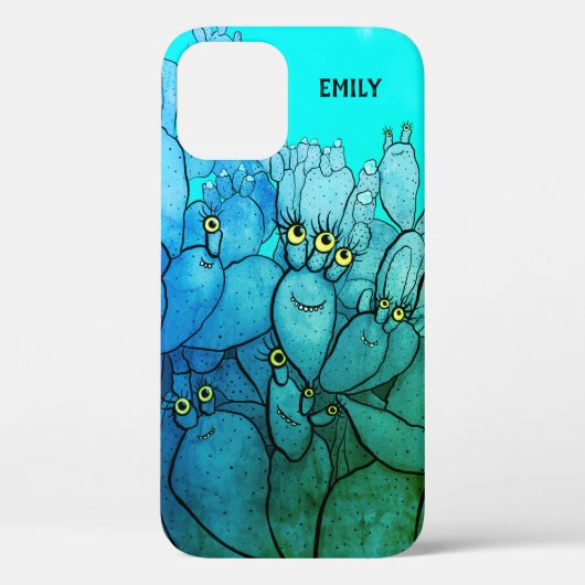 Coques Case-Mate iPhone Drôle Cactus Nom Succulent (Verso)