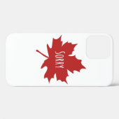 Coques Case-Mate iPhone Drôle Canadien (Verso (horizontal))