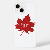 Coques Case-Mate iPhone Drôle Canadien (Verso)
