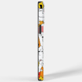 Coques Case-Mate iPhone Drôle Cartoon Cats Group Doodle (Verso / Droite)