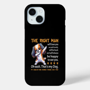 Coque Pour iPhone 15 Drôle Cavalier King Charles Spaniel Chien