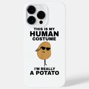 Coque Pour Pour iPhone 14 Pro Max Drôle C'est mon costume d'humain Je suis vraiment