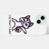 Coques Case-Mate iPhone Drôle Chien Husky Sibérien (Verso (horizontal))