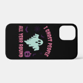Coques Case-Mate iPhone Drôle Citation de fantôme Halloween (Verso (horizontal))