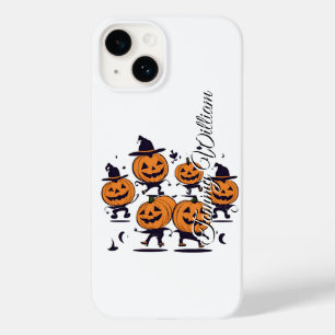 Coque Pour iPhone 14 Drôle citrouille Halloween cas de téléphone