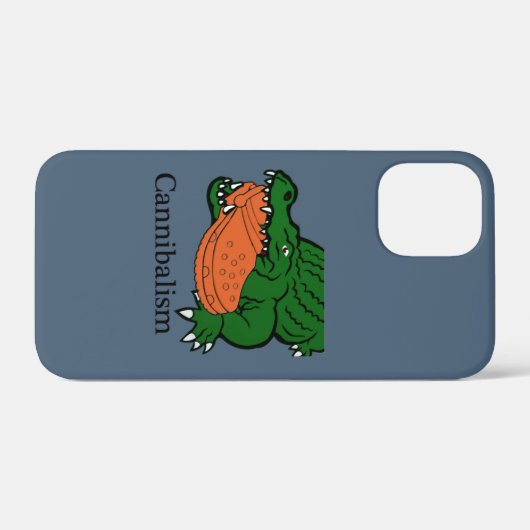 Coques Case-Mate iPhone Drôle Croc Manger Crocs (Verso (horizontal))