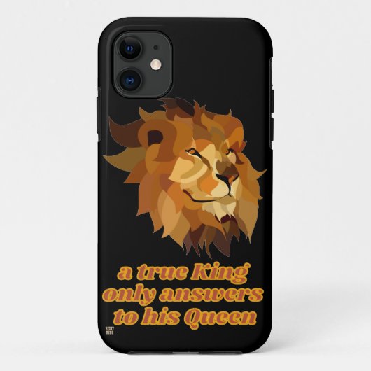 Coques Case-Mate iPhone drôle de boîte téléphonique "UN VRAI ROI..." (Dos)