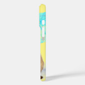 Coques Case-Mate iPhone Drôle de gerbille mignonne vacances d'été jaune (Verso / Gauche)
