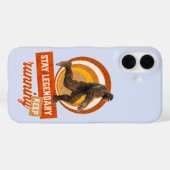 Coques Case-Mate iPhone Drôle de motivation de course de Bigfoot (Verso (horizontal))