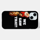 Coques Case-Mate iPhone Drôle Design de Santa et Jésus “Nous Avons Vu Ça” (Verso (horizontal))