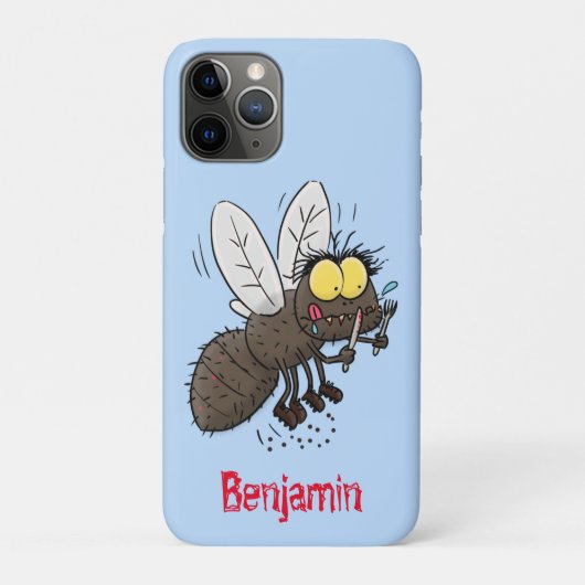 Coques Case-Mate iPhone Drôle dessin animé d'insecte de la mouche à cheval (Dos)