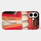 Coques Case-Mate iPhone Drôle effrayant Langue bizarre asiatique Halloween (Verso (horizontal))