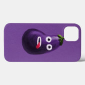 Coques Case-Mate iPhone Drôle Eggplant Cartoon Caractère Cute Vegetable (Verso (horizontal))