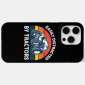 Coques Case-Mate iPhone Drôle Facilement Distrait Par Tracteurs-Chemises F (Verso (horizontal))