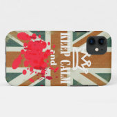 Coques Case-Mate iPhone Drôle gardez l'iphone calme 5 couvertures (Dos (Horizontal))