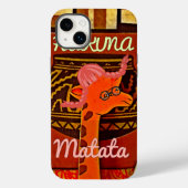 Coques Case-Mate iPhone Drôle Giraffe avec texte cool Hakuna Matata (Verso)