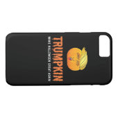 Coques Case-Mate iPhone Drôle Halloween Trumpkin (Dos (Horizontal))