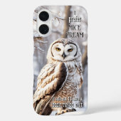 Coques Case-Mate iPhone Drôle Hivernal Chouette Oiseau (Verso)