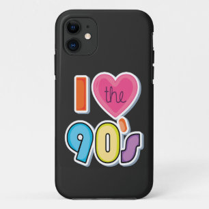 Case-Mate iPhone Case Drôle I Love The 90's, 1990's Theme Party