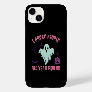 Coque Pour iPhone 14 Plus Drôle Je Ghost People Toute L'Année Halloween