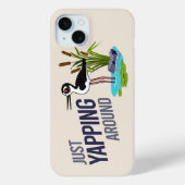 Coques Case-Mate iPhone Drôle, Jouant autour de l'écharpe à cou noir (Verso)