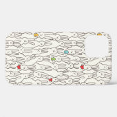 Coques Case-Mate iPhone Drôle lapin cousu motif (Verso (horizontal))