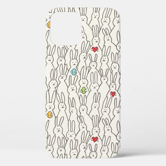 Coques Case-Mate iPhone Drôle lapin cousu motif (Verso)