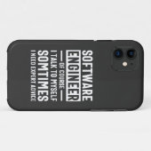 Coques Case-Mate iPhone Drôle logiciel de programmation ingénieur cadeau (Dos (Horizontal))