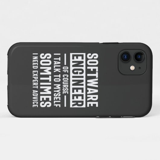 Coques Case-Mate iPhone Drôle logiciel de programmation ingénieur cadeau (Dos (Horizontal))