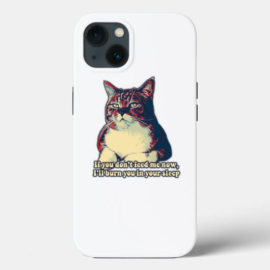 Coques Case-Mate iPhone Drôle mème de chat grincheux pour les propriétaire (Verso)