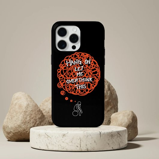 Coques Case-Mate iPhone Drôle Mignon 'Attends, Laisse-moi Réfléchir'