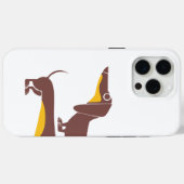 Coques Case-Mate iPhone Drôle mignon dachshund pour parent chien long (Verso (horizontal))