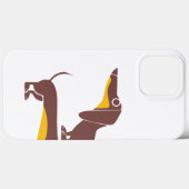Coques Case-Mate iPhone Drôle mignon dachshund pour parent chien long (Verso (horizontal))