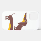 Coques Case-Mate iPhone Drôle mignon dachshund pour parent chien long (Verso (horizontal))