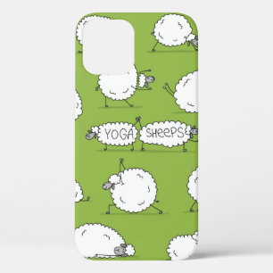 Case-Mate iPhone Case Drôle mouton faisant du yoga, croquis