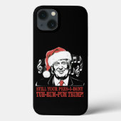 Coques Case-Mate iPhone Drôle Noël Président Trump Pyjamas Vilains Noël (Verso)