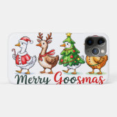 Coques Case-Mate iPhone Drôle Noël Silly Goose (Dos (Horizontal))