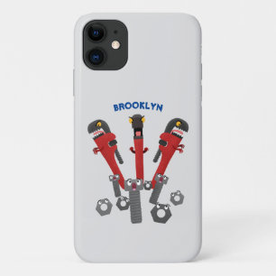Case-Mate iPhone Case Drôle outil monstre de clé humour dessin animé