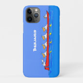 Coques Case-Mate iPhone Drôle pélicans rameurs dessin animé (Dos)