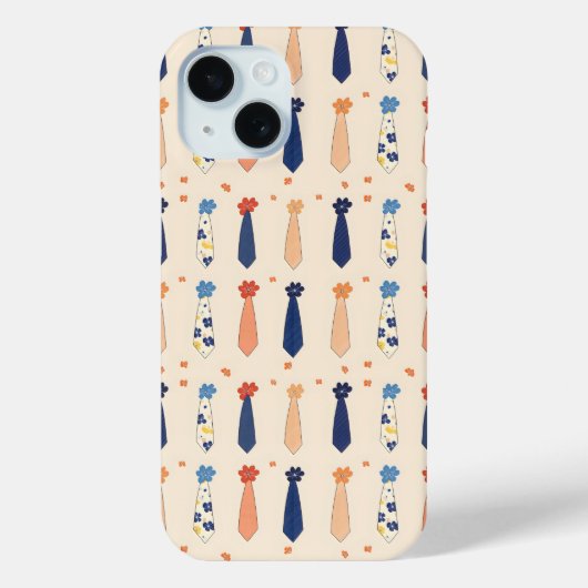 Coques Case-Mate iPhone Drôle Petit Motif Cravate (Verso)