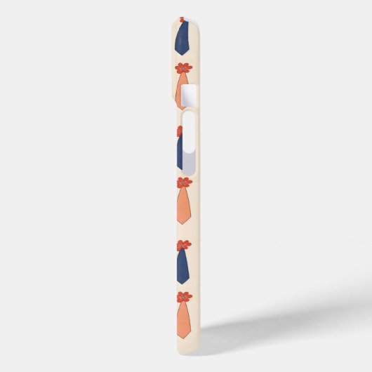 Coques Case-Mate iPhone Drôle Petit Motif Cravate (Verso / Gauche)