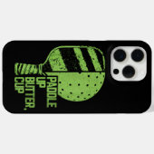 Coques Case-Mate iPhone Drôle Pickleball Paddle Up Butter Cup (Verso (horizontal))