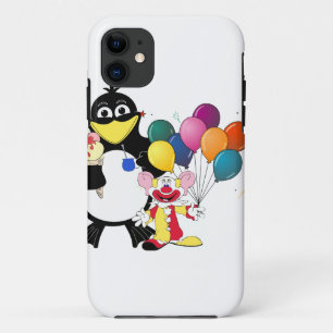 Coque Case-Mate Pour iPhone Drôle pingouin et dessin animé clown