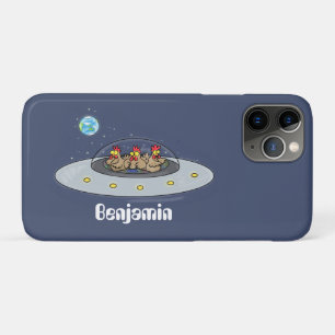 Case-Mate iPhone Case Drôle poule dans l'espace dessin animé