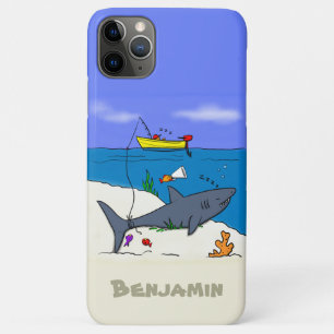 Case-Mate iPhone Case Drôle requin couché et dessin animé de pêche