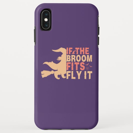 Coques Case-Mate iPhone Drôle Si Le Balai Convient À Voler Il Halloween (Dos)