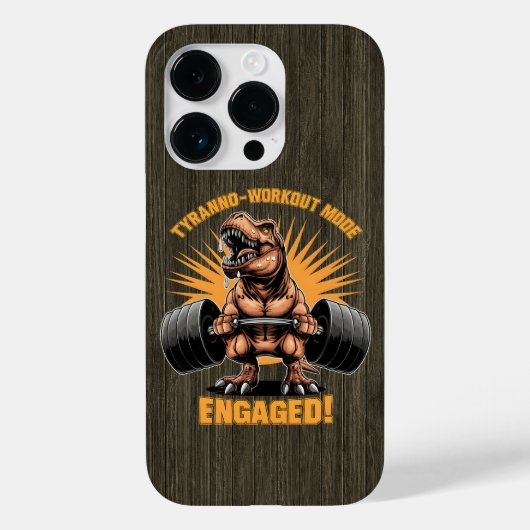 Coques Case-Mate iPhone Drôle T Rex Dinosaur Entraînement Fitness Exercice (Verso)