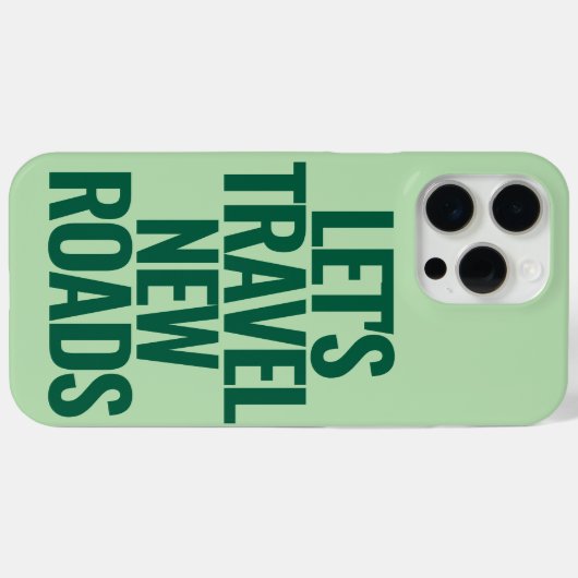 Coques Case-Mate iPhone Drôle texte personnalisé Voyons vert (Verso (horizontal))