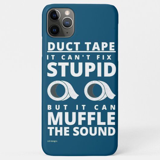 Coques Case-Mate iPhone drôles iPhone 11 téléphone case "DUCT TAPE..." (Dos)
